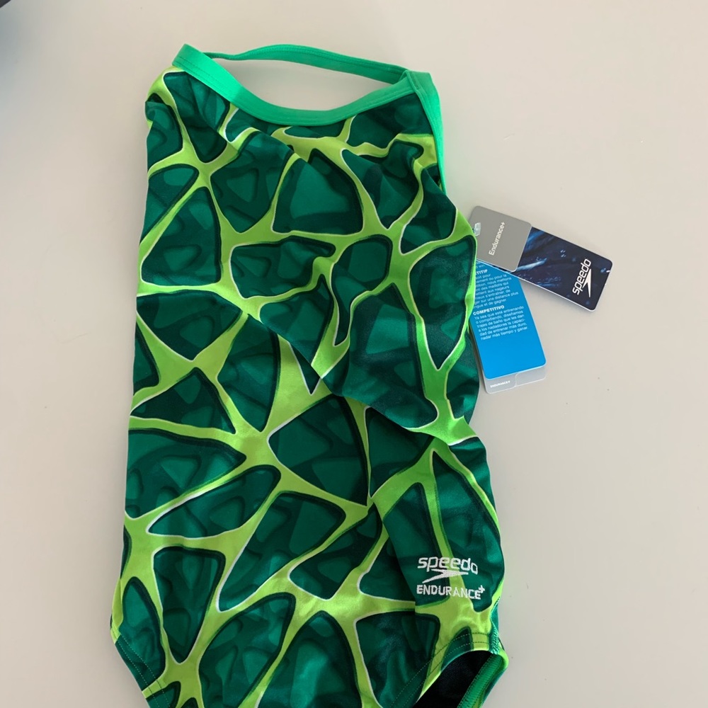 Speedo fly back racing suit, NWT, size 30